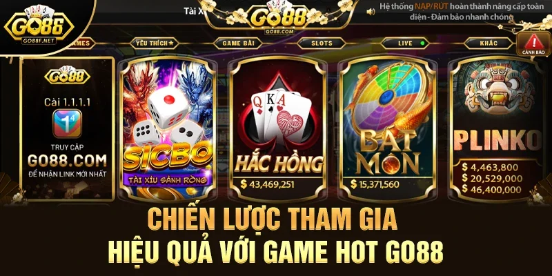 Chiến Lược Tham Gia Hiệu Quả Với Game hot Go88